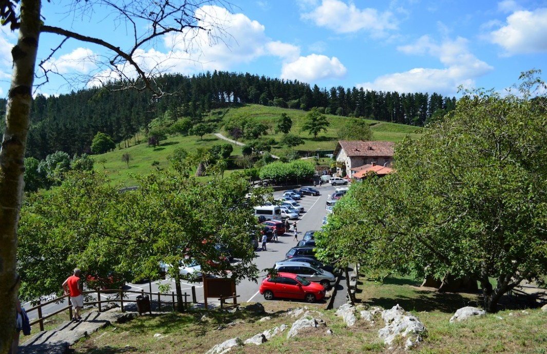 Vistas de Lezika desde Santimamiñe